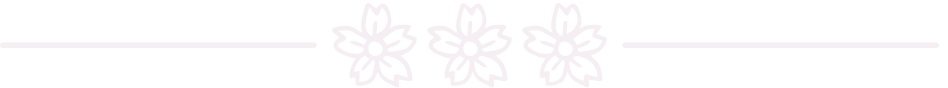 trait avec motif de fleurs