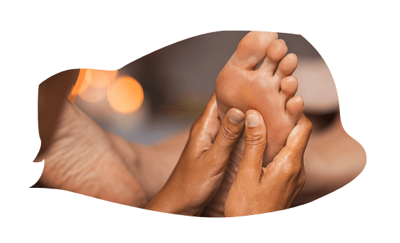 pieds massés