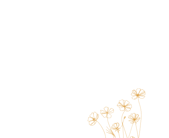 masque avec fleur