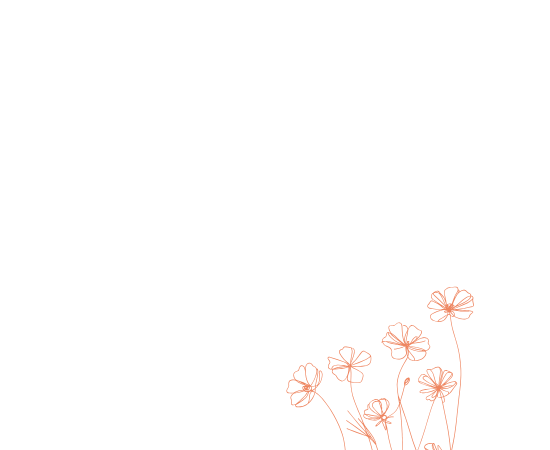 masque avec fleurs