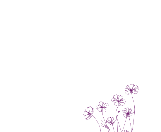 masque avec fleurs